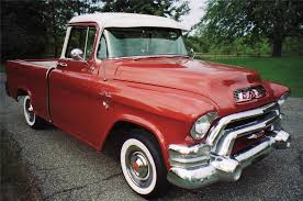 Image result for Flame Red 1955 GMC
