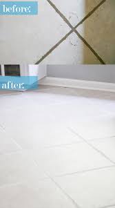 My white tile floors show every last bit of hair and dirt that seem to cling to everything. The Easiest Way To Clean Filthy Neglected Tile Flooring