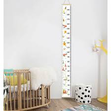 Details About Wooden Kids Growth Chart Children Wall Hanging Height Measure Ruler Au