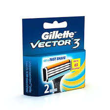 Gillette Vector 3 Manual Shaving Razor Blades - BGStores