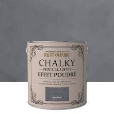 Rien de plus facile ! Peinture A Effet Chalky Rust Oleum Beton Fonce Brosse 2 5 L Leroy Merlin