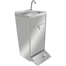 commercial hand wash sink cabinet pedal