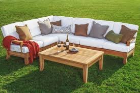 5 Pc A Grade Teak Wood Outdoor Teakwood Patio Sectional Sofa Set Pool Atnas New Teak Patio Furniture Outdoor Wood Furniture Outdoor Sectional Sofa