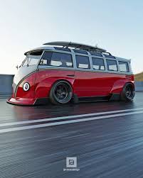 Vw kombi designs themes templates and downloadable graphic elements on dribbble. Ultra Widebody Volkswagen Bus Volkswide Looks Like A Porsche Racing Van Autoevolution