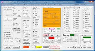If you push scan it says all channels locked out. Scan125 Control Program User Manual