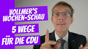 5 Strategien für die CDU. Kabarettist Peter Vollmer über die Zukunft der  Union.