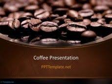 Free Coffee Ppt Template For Powerpoint Free Coffee Coffee Presentation Food
