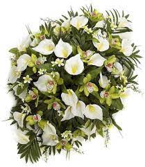 Cut the stems on an angle to create a point. Artificial Flower Arrangements For Cemeteries Tagged Spring