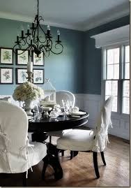 Paint Sherwin Williams Interesting Aqua I Also Love The Molding And The Black Accents Dining Room Colors Dining Room Paint Home
