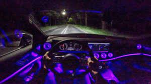 2019 Mercedes Benz A Class Ambient Lighting Pov Night Drive By Autotopnl Youtube