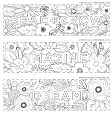 Check spelling or type a new query. Free Printables Read Grow Coloring Bookmarks For Back To School Botanical Paperworks