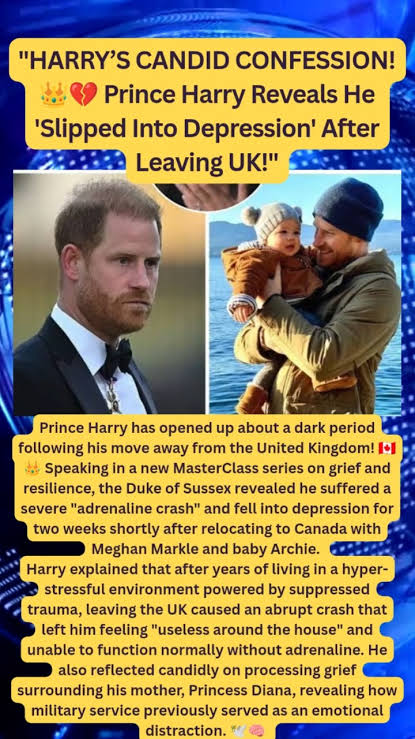 Prince Harry panic attacks from royal duties — dress shirt felt like suffocating, panic attacks in car