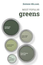 Popular Green Paint Colors Mother Nature Isn T The Only One Who Loves The Color Green So Do Sh In 2020 Paint Colors For Home Green Paint Colors Sage Green Paint Color