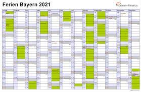 Ferien bayern 2021 als pdf oder excel. Ferien Bayern 2021 Ferienkalender Zum Ausdrucken