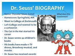 The Life Of Dr Seuss Ppt Video Online Download