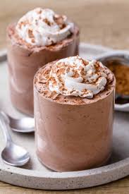 Quick And Fluffy Keto Dark Chocolate Mousse With Whipped Cream Recipe In 2020 Sugar Free Pudding Low Carb Low Calorie Snacks Keto Chocolate Mousse