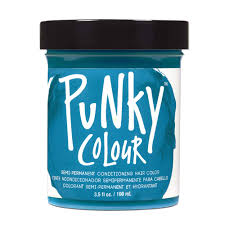 punky turquoise semi permanent conditioning hair color vegan ppd and paraben free lasts up to 25 washes 3 5oz