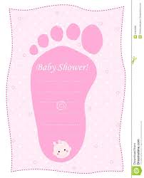 Baby Shower Card For Girls Stock Vector Illustration Of Child 21629986