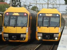 Pair Of Sydney Trains Double Deck Suburban Carriages Emu A Set Waratah Reliance Rail Train Engines New South Wales Double Deck