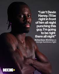 ⚠️ Richardson Hitchins tells George Kambosos he won't be hard to find  tonight. #HitchinsKambosos