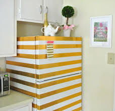 Make sure to do this on the hinged side of the door. 12 Simple Ways To Turn A Plain Fridge Into A Cool Kitchen Decoration