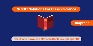 Ncert Solutions For Class 9 Science Chapter 1 Pdf Download Syllabus