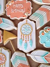 Bohemian Dream Catcher Cookies Fancy Cookies Cookie Decorating Birthday Cookies