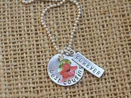 Hand Stamped Sterling Silver Best Cousins Forever Necklace Etsy Sterling Silver Bead Hand Stamped Forever Necklace