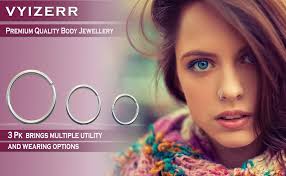 Septum Jewelry Designice 36Pcs s Hoops Surgical Steel Nose Studs 20G Nose  Piercings For Women Nose Ring