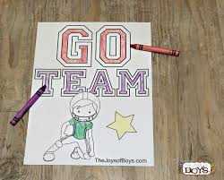 The interior is in color and is great for copying to color in the images. Printable Game Day Football Coloring Pages For Kids