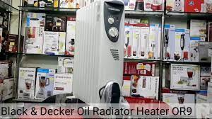 Black And Decker Or13 Oil Radiator With Fan Heater Review Pakref Com Youtube
