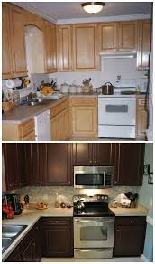 Da5e0147c49df3b0d2889bde6dbcceab Jpg 600 1 016 Pixels Kitchen Diy Makeover Stained Kitchen Cabinets Kitchen Design