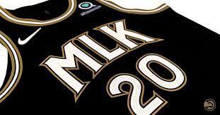 Initials mlk being displayed on an alternate jersey that will be worn by the the hawks are the best team to represent dr. Atlanta Hawks To Rock Mlk Jersey Next Season Hbcu Gameday