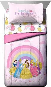 Enjoy free shipping on most stuff, even big stuff. Jay Franco Disney Princess Rainbow 5 Piece Twin Bed Set Includes Com Sugar Plum Avenue Llc