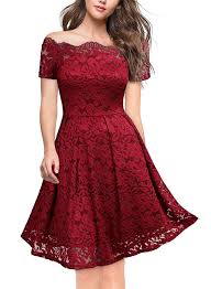 Miusol Women S Vintage Lace Off Shoulder Dresses Size L Navy Blue Miu 3733 Op Walmart Com Lace Dress Vintage Off Shoulder Lace Dress Summer Party Dress