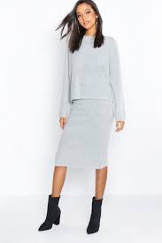 Knitting dish cloths is a great way to try out new stitches. Women S Two Piece Knitted Set Boohoo Uk