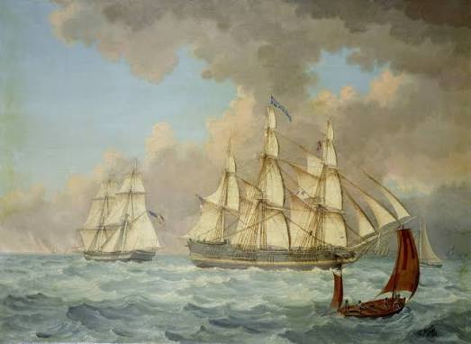 The East India Company Ship 'East Indian' by Thomas A. Binks