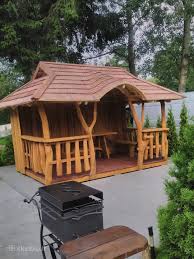 Pavesines Diy Backyard Landscaping Gazebo Roof House Styles