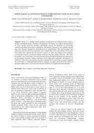 The results indicate that the students experienced a moderate level of stress. Pdf Stress Among Accounting Students A Preliminary Study Of Malaysian Universities