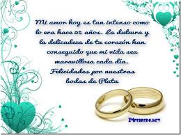 Bodas de algodón 3 años: Feliz Aniversario De Bodas De Bronce