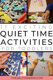 Simply get several household objects and if you have a shapes puzzle or foam shapes, then you can have your child uncover them in a. Quiet Activities For Toddlers And Preschoolers At Home The Salty Mamas