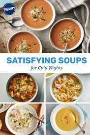 10 Satisfying Soups For Cold Nights Soup Recipes Recipes Healthy Lunch Recipes