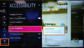 As caledonian_tv says above, to be able to assist, can you please reply back with the model number of your tv. Help Library Voice Guidance Lg Canada