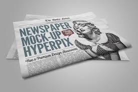 Newspapers have been around in the late 1400s in germany. Perspective Newspaper Mockup Vol 1 Psd Template Hyperpix
