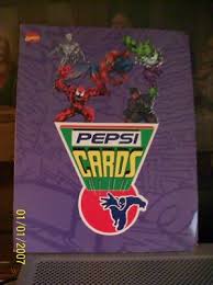 Odds of finding randomly inserted foil subset cards are 1:36. 1995 Set Pepsi Cards Marvel Comics 140150429