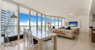 495 Brickell Ave Unit 4504 Miami 820 000 Biggest 2bed Den Layout In Icon Brickell 1 666sf Rarely Availa Open Living Area Porcelain Flooring Living Area