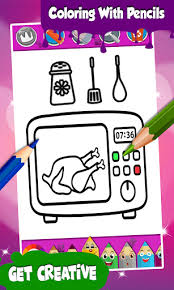 Coloring pages to download and print. Kitchen Cooking Coloring Pages Kids Coloring Book By Bibitown Google Play United States Searchman App Data Information