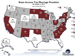 Marriage Tax Penalties State By State J Thomas Accounting
