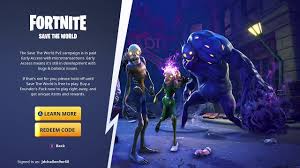 Hope you all are doing well. Fortnite Battle Royale Save The World Redeem Code Part 1 Youtube