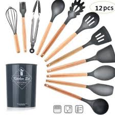 Kamu bisa menemukannya di jual kitchen set minimalis surabaya secara terpisah, dengan seperti ini kamu tidak perlu membeli semuanya dalam waktu bersamaan. Jual Alat Masak Peralatan Masak 12 In 1 Set Silicone Kitchen Set Spatula 9 Pcs Biru Terlaris Shopee Indonesia